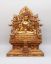 Picture of Singhasan Manjushree| Manjushree Statue | Gold Gilded | Handmade