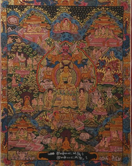 Picture of Buddha's  Life Thangka | Life of Buddha Thangka  